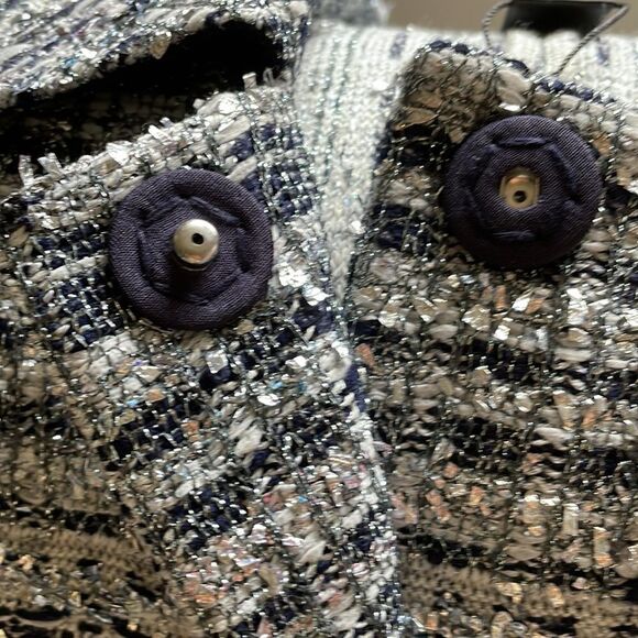 St. John Tweed Metallic Jacket‎ - Picture 6 of 8